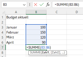 Addition-Formel