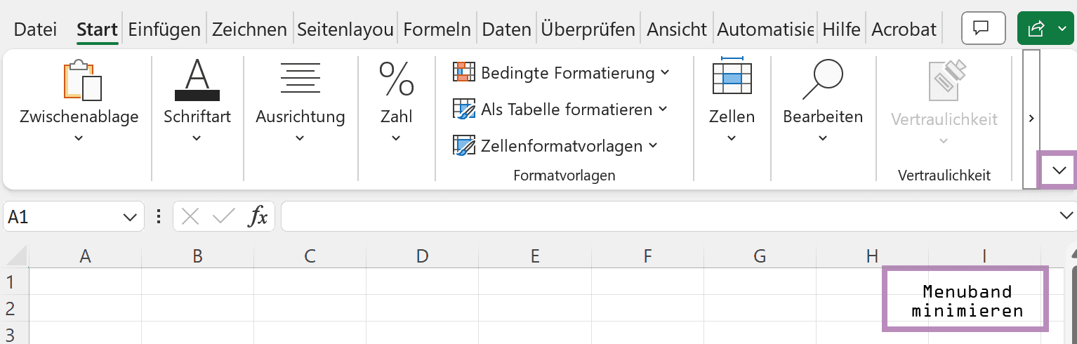 Excel-Menuband_Minimieren